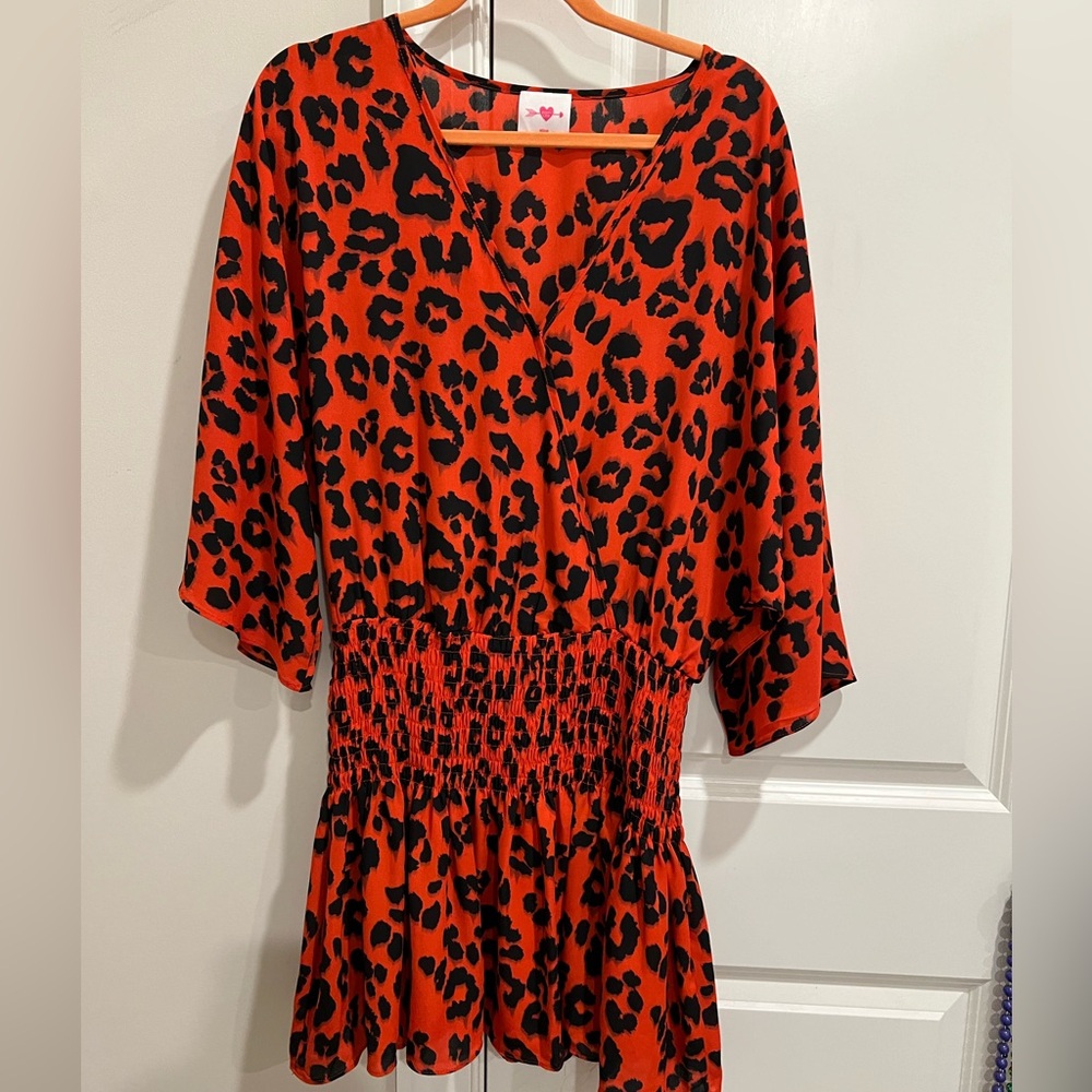 Buddy love red and black dress size M
